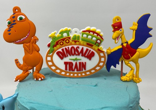 Dinosaur Train Deluxe Birthday Cake Toppers Set Brand New Buddy, Tiny, and Don - Picture 13 of 20