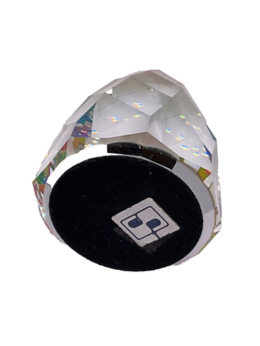 Swarovski Crystal Paperweight, Rainbow Cone/Rio Vitrail Medium - Picture 5 of 11