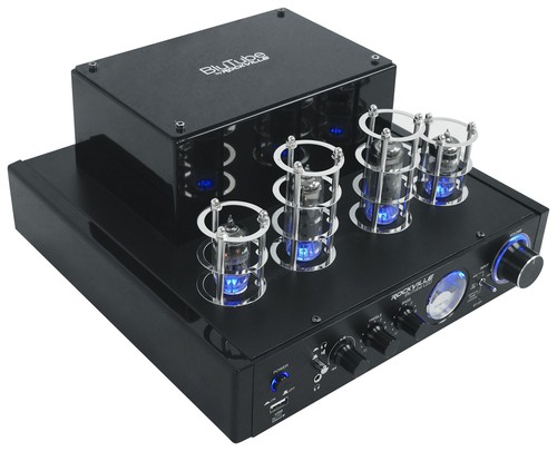 Rockville BluTube LED 70W Bluetooth Röhrenverstärker/Heim Stereo Receiver in Schwarz - Bild 2 von 8