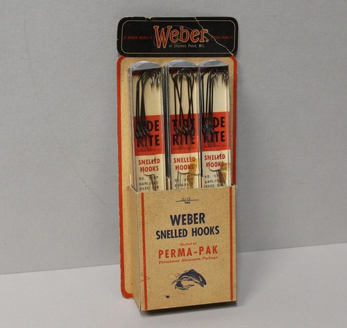 Exhibición y productos de ganchos de pesca Old Weber - Si Weber lo hace A - Imagen 8 de 8