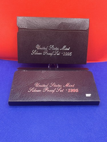 1995  U.S. Mint SILVER Proof Set  In U.S. Mint Box W/ COA - Picture 1 of 5