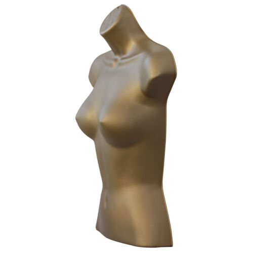 A1 Mujer Niño Niño Colgante Cuerpo Forma Maniquí de plástico Torso Retail Gold - Imagen 8 de 14