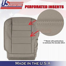 2015 to 2019 For GMC Yukon Denali Rear Passenger Bottom Leather Seat Cover Tan