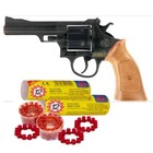 DENVER REVOLVER Kinder Spielzeug Pistole Waffe Karneval mit 480 Schuß Munition