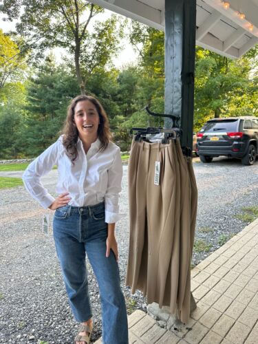 Women's white button down shirt long sleeve - Picture 9 of 12