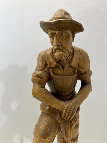 Heinrich Zunterer Oberammergau handgeschnitzte Holzfigur - Bild 2 von 8