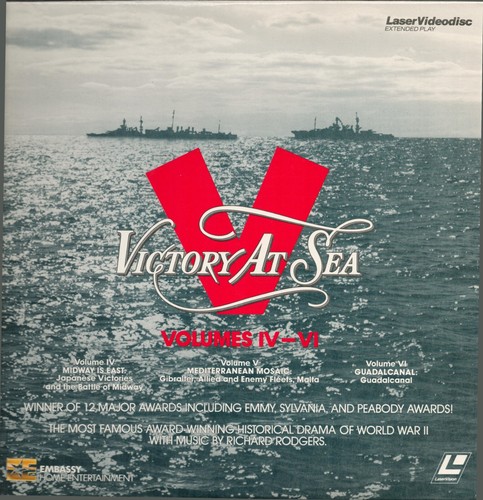 Victory at Sea Ep. IV-VI (1952) Laserdisc