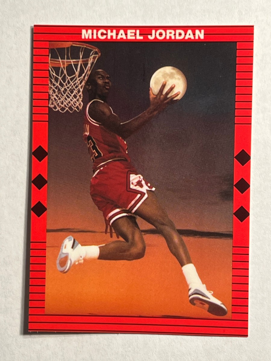 Michael Jordan Iconic Moon Dunk Card-Red Border Rare Promo