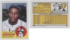 2022 Topps Archives 1963 Topps Design Jackie Robinson #42 HOF