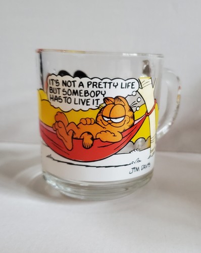 4 tazas de café Garfield Cat colección Jim Davis cerámica Enesco McDonalds 1978 - Imagen 19 de 20