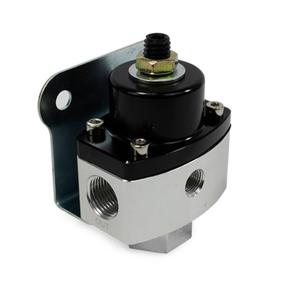 #ad TSP for Black Anodized Aluminum 5 12 PSI Fuel Pressure Regulator $53.08