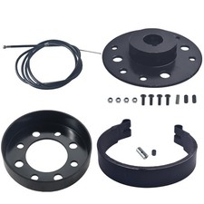 4 Inch Band Brake Drum Sprocket Hub 3/4 Inch Bore 60 Inch Cable Kit Go Kart