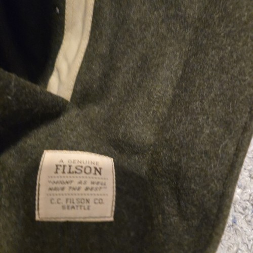 FILSON TIN CLOTH WILDFOWL HAT SIZE XL Olive - Picture 4 of 5