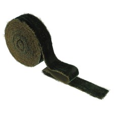 Velvet Ribbon 1" x 6Yd Wide Handmade Frayed Raw Edge Ribbon Dark Green