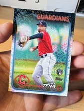 JOSE TENA CLEVELAND GUARDIANS 2024 TOPPS S2 ALL-STAR ASG HOLO ROOKIE CARD #678