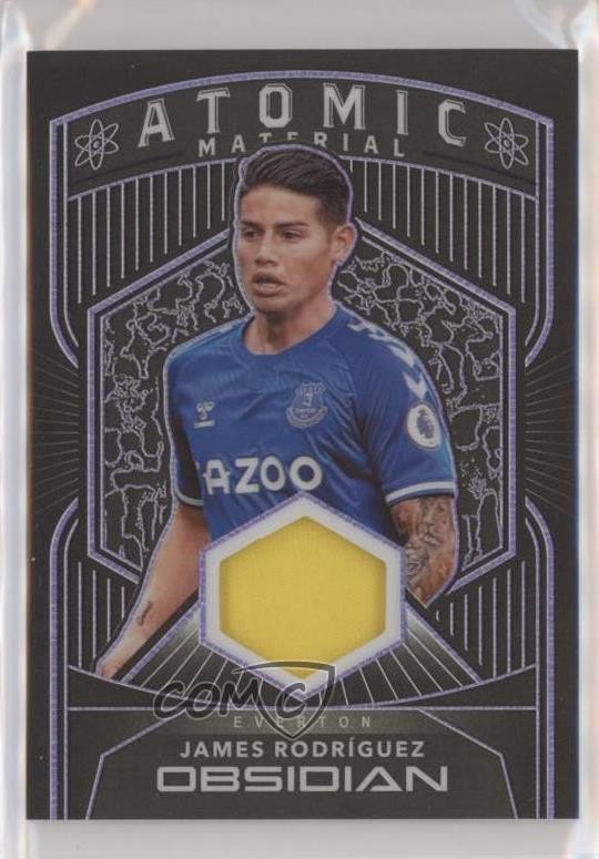 2020-21 Obsidian Atomic Material Relics Electric Etch Purple /35 James Rodriguez