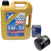 MotoröL Set 5W-30 5 Liter + ÖLfilter SM 113 FüR Seat Ibiza IV Skoda VW Polo 1.4