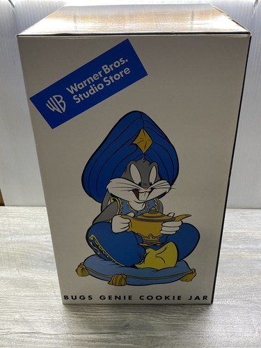 Looney Tunes Warner Bros. 1998 Bug Bunny Genie Cookie Jar - MINT In Original Box - Picture 13 of 15