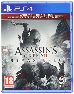 Assassin's Creed III Remastered & Liberation Remastered PS4 (Sony Playstation 4) - Image 1 of 3