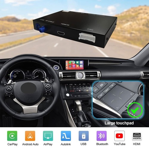 For 2014-2020 Lexus with Big Touchpad Wireless Carplay Android Auto Retrofit Kit - Picture 4 of 16