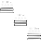 6 Sets Wall Mounted Spice Rack Organizers Wall Spice Racks spice mount