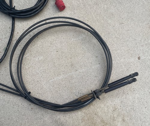 JOHNSON EVINRUDE OMC REMOTE CONTROL BOX SIDE MOUNT 10’ CABLES NO TILT SWITCH - Picture 4 of 6