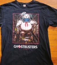 Ghostbusters T Shirt Large Stay Puft Marshmallow Man Y2K Paper Tag VTG