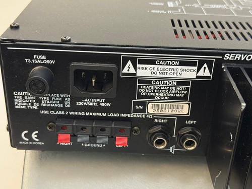 SAMSON SERVO-260  Studio stereo -Endstufe / power amplifier - Bild 22 von 24