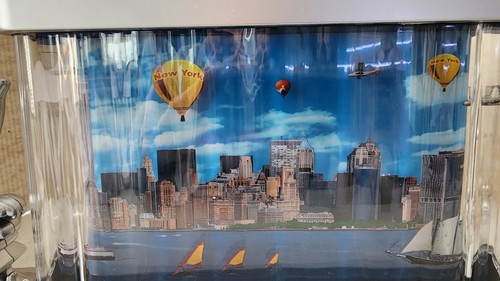 Seabed World Lamp Lighting - Motion Lamp-Light Up Scrolling NY Skyline.New/ NOS - Picture 10 of 20
