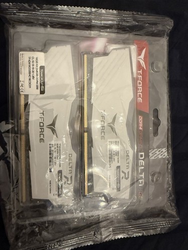 TEAMGROUP T-Force Delta RGB DDR4 16GB (2x8GB) 3200MHz (White)