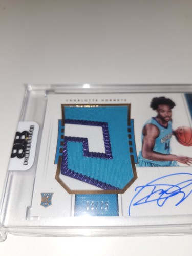 2018-19 Panini National Treasures Devonte Graham RPA Rookie Patch Auto  2/25 NM - Picture 5 of 6
