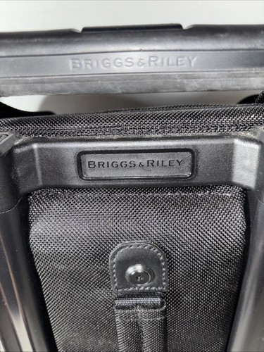 Briggs & Riley Baseline 2 Wheel Cabin Bag Black Rolling Luggage Suitcase U116-4 - Picture 10 of 18