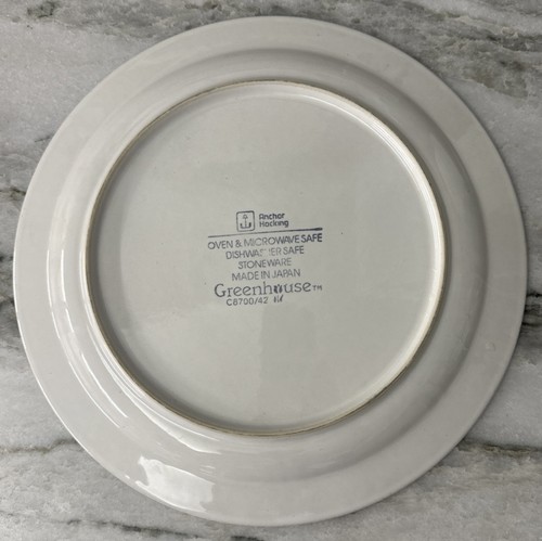 Vintage Anchor Hocking Speiseteller Gewächshausmuster. - Bild 5 von 6