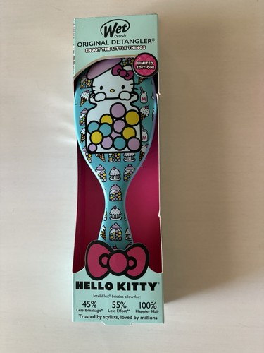 Brosse à cheveux démêlante humide Hello Kitty neuve jamais ouverte édition limitée - Photo 1 sur 2