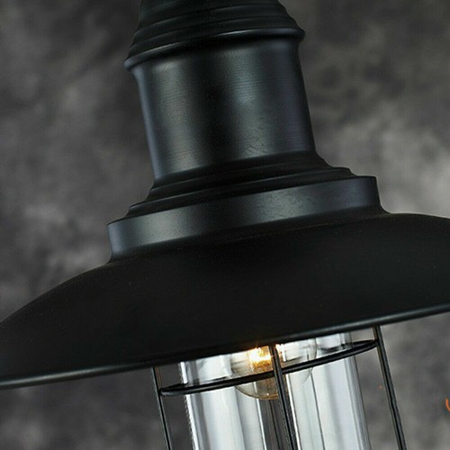 Large Solar Lantern Outdoor Hanging Light with Hook Retro Solar Lights - Picture 8 of 13