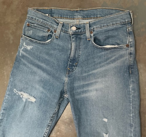 New With Sticker Levis Skinny Taper Fit Mens Jeans 34x32 Stretch MSRP$69 - Picture 2 of 9
