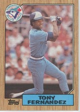 EX Tony Fernandez 1987 Topps #485