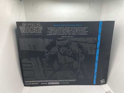 Speeder Bike & Scout Trooper 6” Star Wars Deluxe BLACK SERIES Return Of The Jedi - Picture 9 of 15