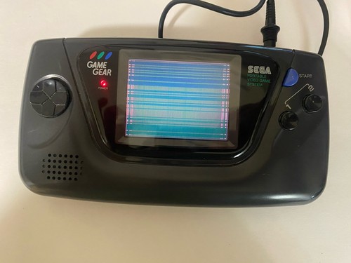 Sega Game Gear Handheld Console Powers On With Lines On Screen Parts Or Repair