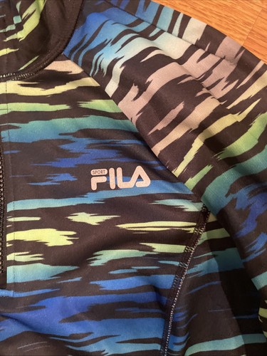 Fila Sport Women’s Pullover 1/4 Zip Colorful Size M - Picture 2 of 8