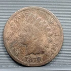 1870 United States Indian Head Penny Cent 1¢ Bronze LVB1.48