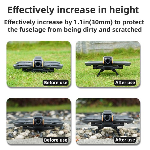 Landing Gear Extension Heightened Booster Protective Mount for DJI AVATA 2 Drone - Bild 4 von 24