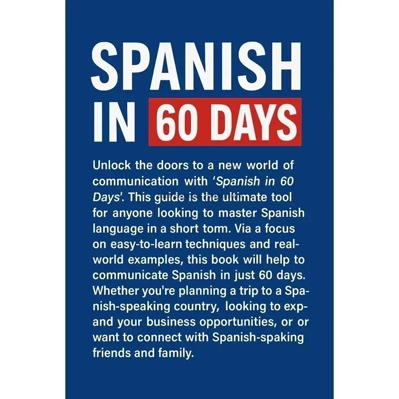 Spanish in 60 Days: The Language Learning Workbook to Help You Speak Just USA - Image 2 of 3