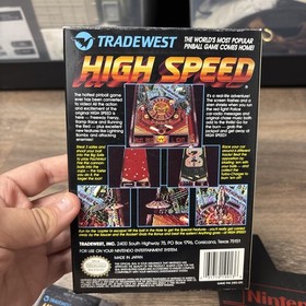 Alta Velocidad (Nintendo NES, 1992) Caja y Cartrito Solo Probado Caja Limpia
