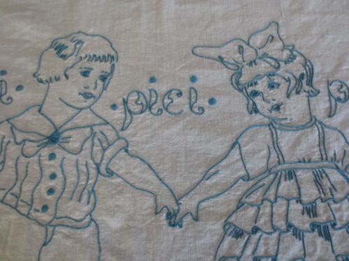 2 Hand Embroidered HUNGARIAN PILLOW TOPPERS or COVERS - approx. 28-1/2" x 20" - Picture 3 of 11