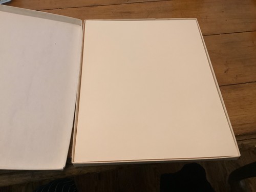 Crane's Kid Finish 100% Cotton Fiber Resume Paper 49 Sheets Vintage ecru white - Picture 3 of 5