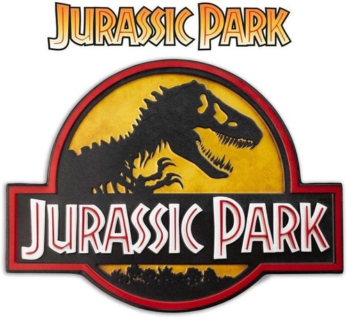JURASSIC PARK METALL LOGO SCHILD - GAMING MERCHANDISE - Bild 2 von 2
