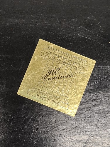 RC Creations Blumenstillleben Ölgemälde auf Karton konvex oval Vintage RAR - Bild 3 von 9