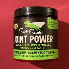 Super Snouts Joint Power 100 Green Lipped Mussels for Dogs  Cats - Dog Joints