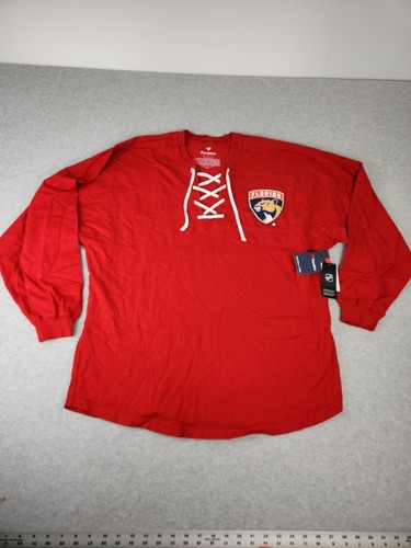 Florida Panthers Womens Large 2024 Stanley Cup Champions Lace-Up Spirit Jersey - Picture 5 of 14